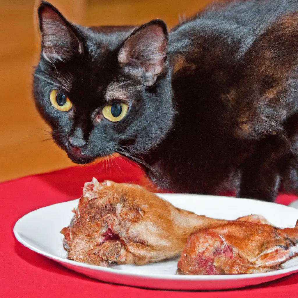 Is chicken dangerous for cats?